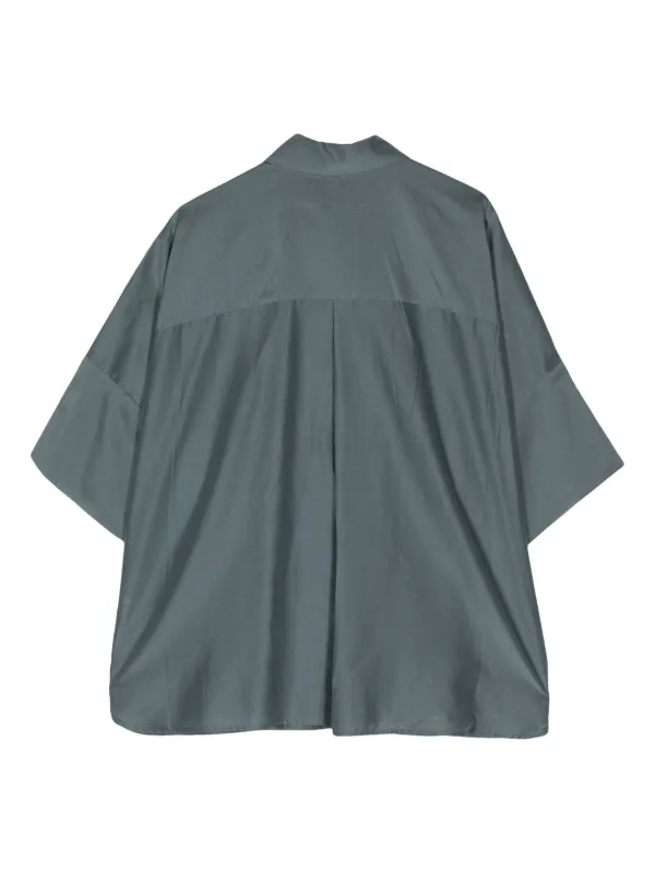 Toogood The Tinker コットンシルク シャツ | ブルー | FARFETCH JP