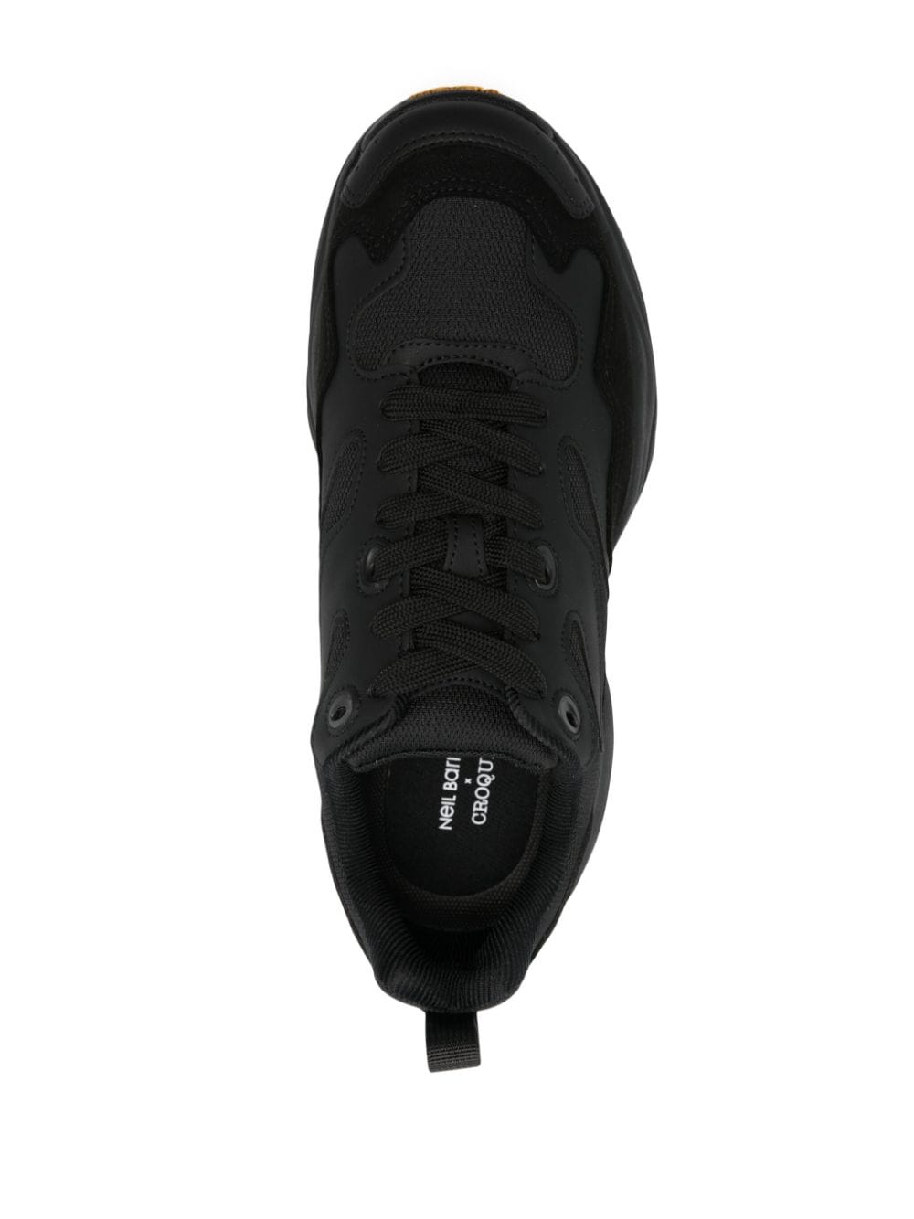 Shop Neil Barrett X Jnby Aerial Sneakers In Black