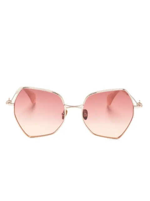 Vivienne Westwood Hardware orb hexagonal-frame sunglasses