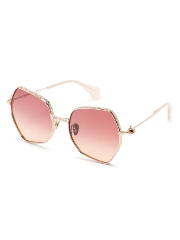 ☆美品☆Vivienne Westwood サングラス スクエア　ピンク　オーブ Vivienne Westwood - ヴィヴィアンウエストウッド サングラス