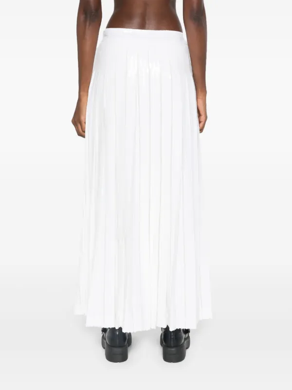 ワンピース PAROSH Women Mid Skirts GILD D722508 038 STUCCO GREY P.A.R.O.S.H. Godot Maxi Skirt | White | FARFETCH