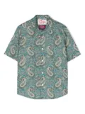 MC2 Saint Barth Kids paisley-print cotton shirt - Green
