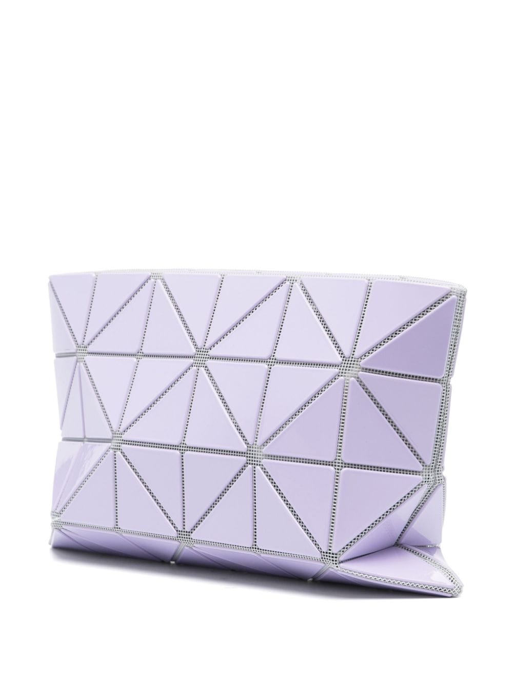 Shop Issey Miyake Lucent Gloss Clutch Bag In Purple