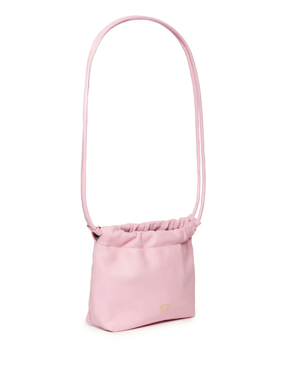  Nº21 Kids Logo Print Shoulder Bag - Pink 