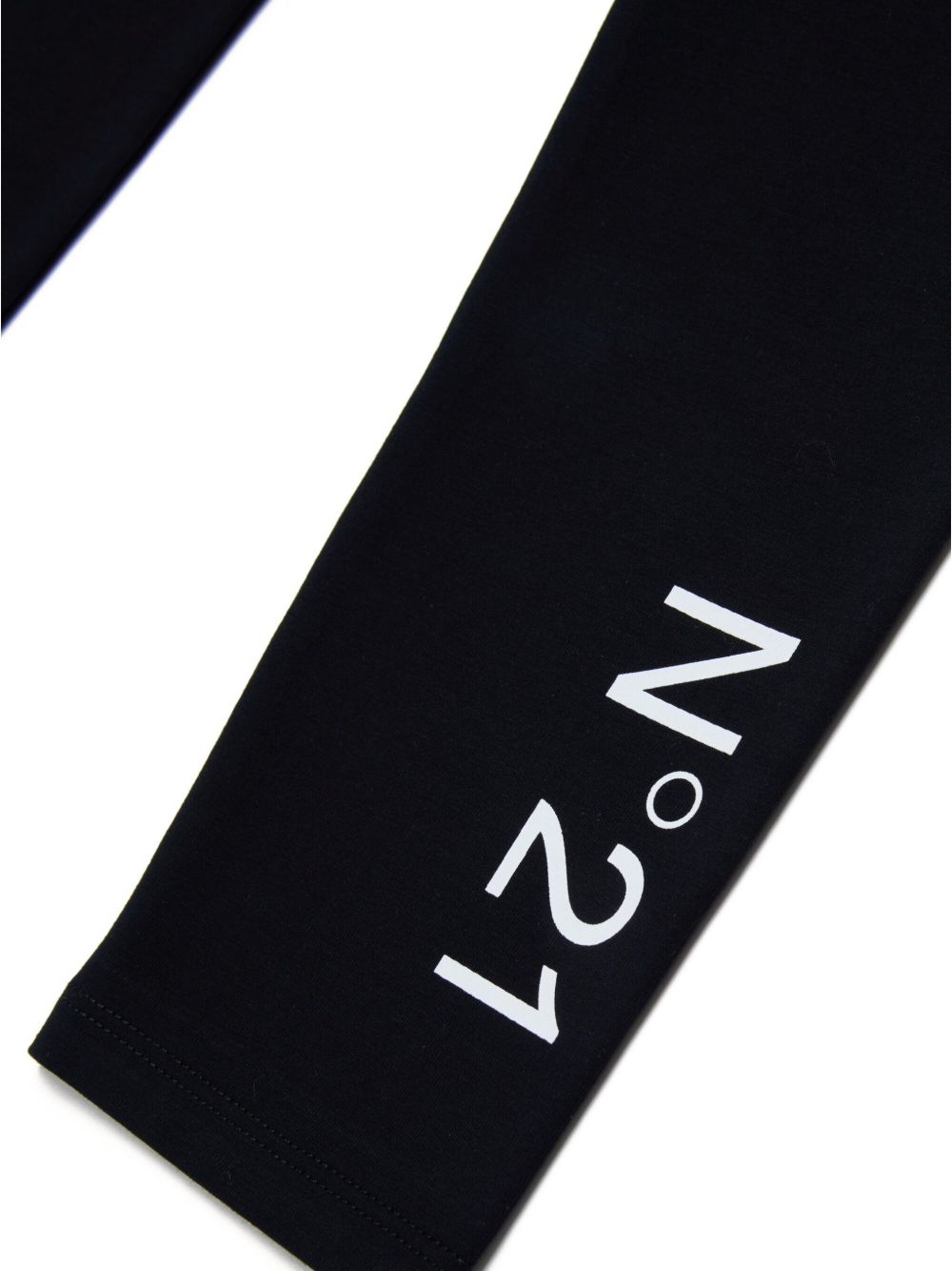 N°21 LOGO-PRINT COTTON LEGGINGS