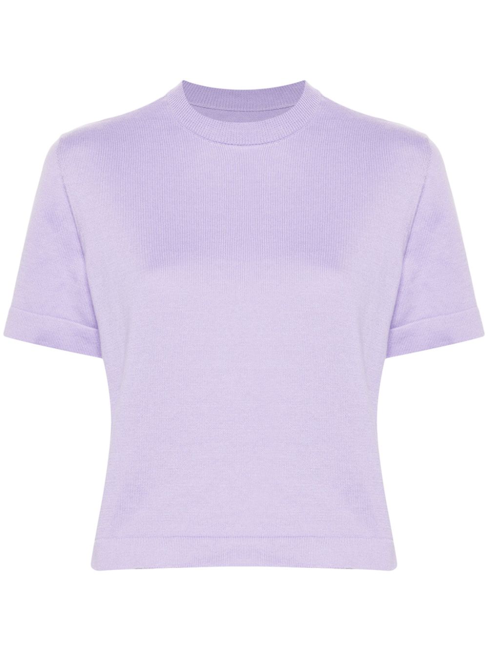 Cordera Fine-knit Cotton T-shirt In Purple