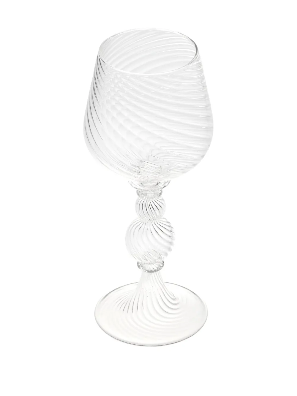 Christofle Tourbillon Red Wine Glasses (set Of Two) In White
