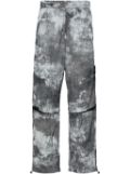 Stone Island Compass-badge camouflage track pants - Grey