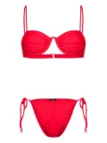 Noire Swimwear monowire bikini set - Red