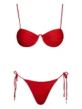 Noire Swimwear monowire bikini set - Red