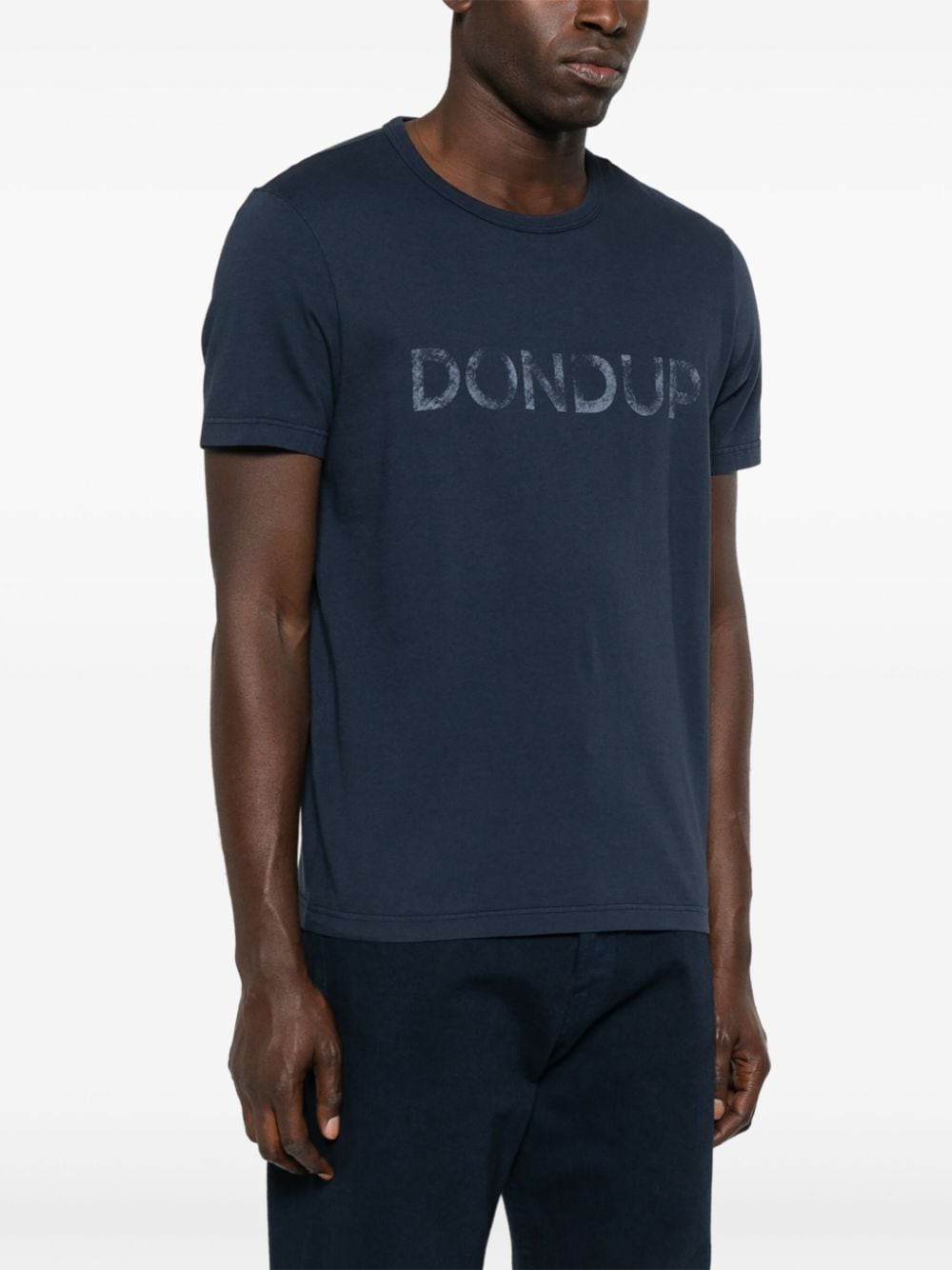 DONDUP T-shirt met logoprint Blauw