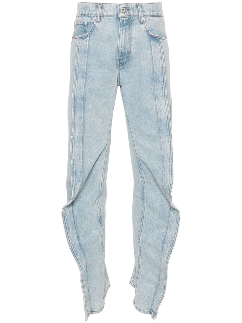 Y Project Jeans met toelopende pijpen Blauw