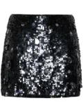 P.A.R.O.S.H. sequined mini skirt - Blue