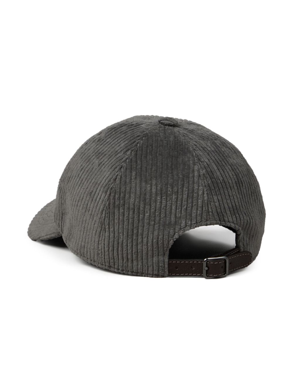 Brunello Cucinelli corduroy cap - Grey