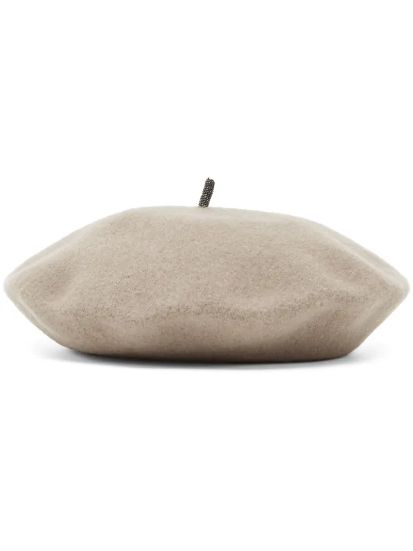 Brunello Cucinelli ベレー帽 | ニュートラル | FARFETCH JP