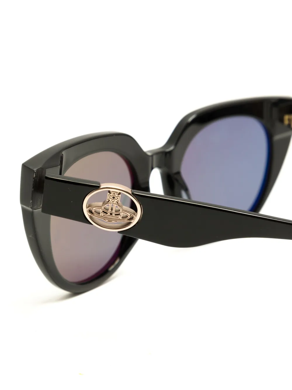 Vivienne Westwood Zonnebril met cat-eye montuur Zwart