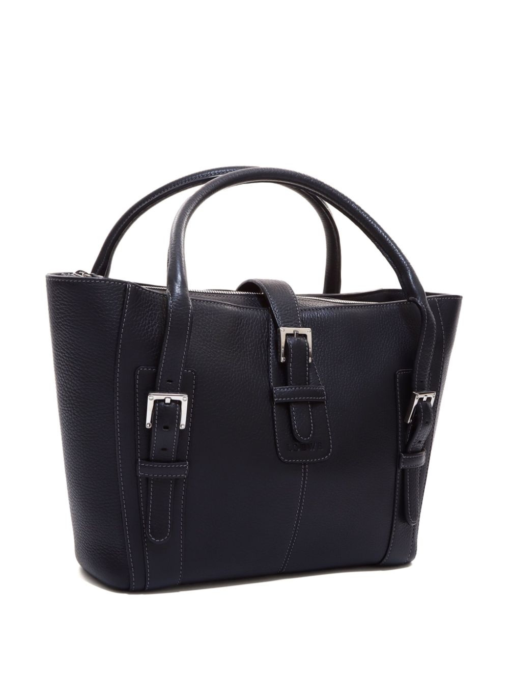 Loewe buckled leather tote bag Women