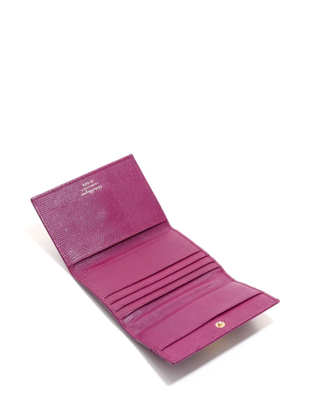 Pre-owned Ferragamo Vara Leather Wallet In Purple