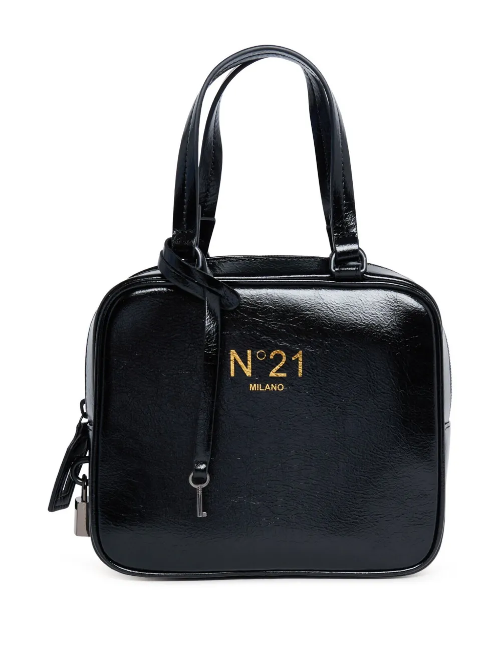 Nº21 Kids Schoudertas met logoprint Zwart