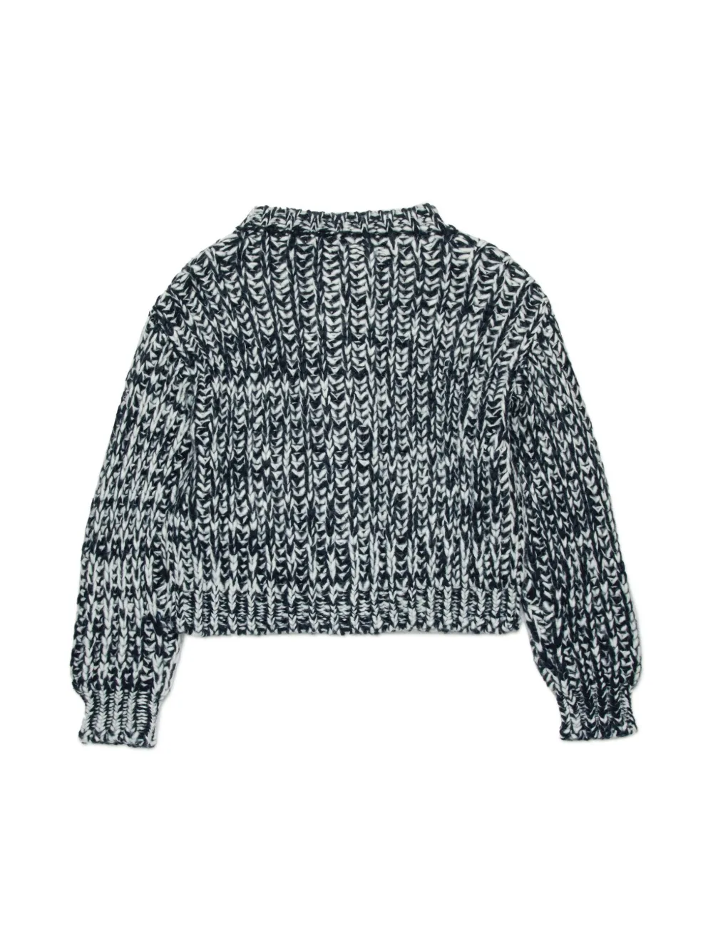 Nº21 Kids chunky-knit logo-appliqué cardigan | Girls Cardigans | Image 2