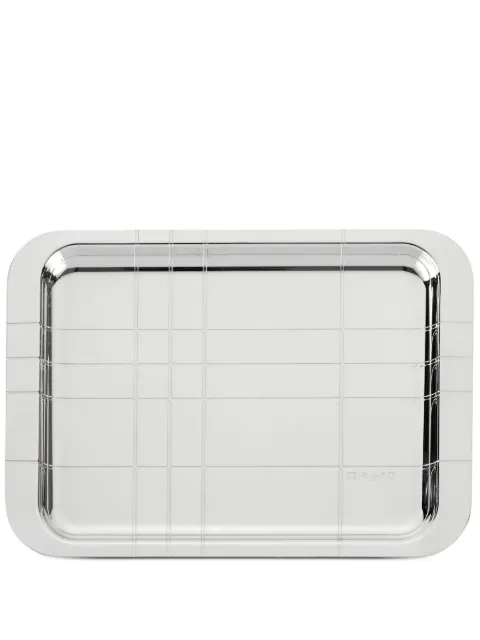 Christofle Graphik rectangular tray (22cm x 16cm)