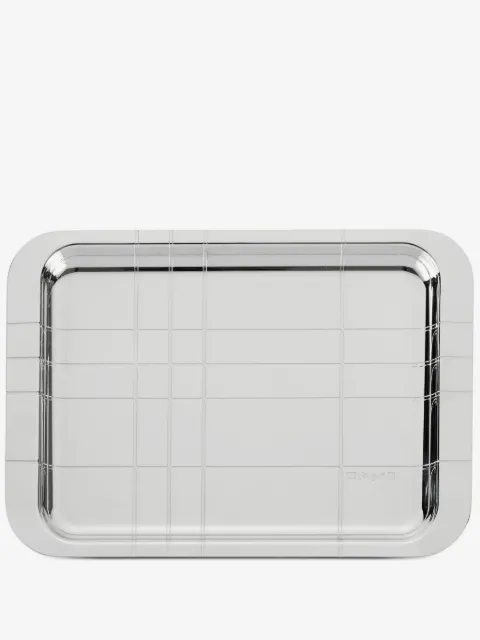 Christofle Graphik rektangulær bakke (22 cm x 16 cm)