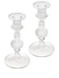 Christofle small Tourbillon candlesticks (set of two) - White