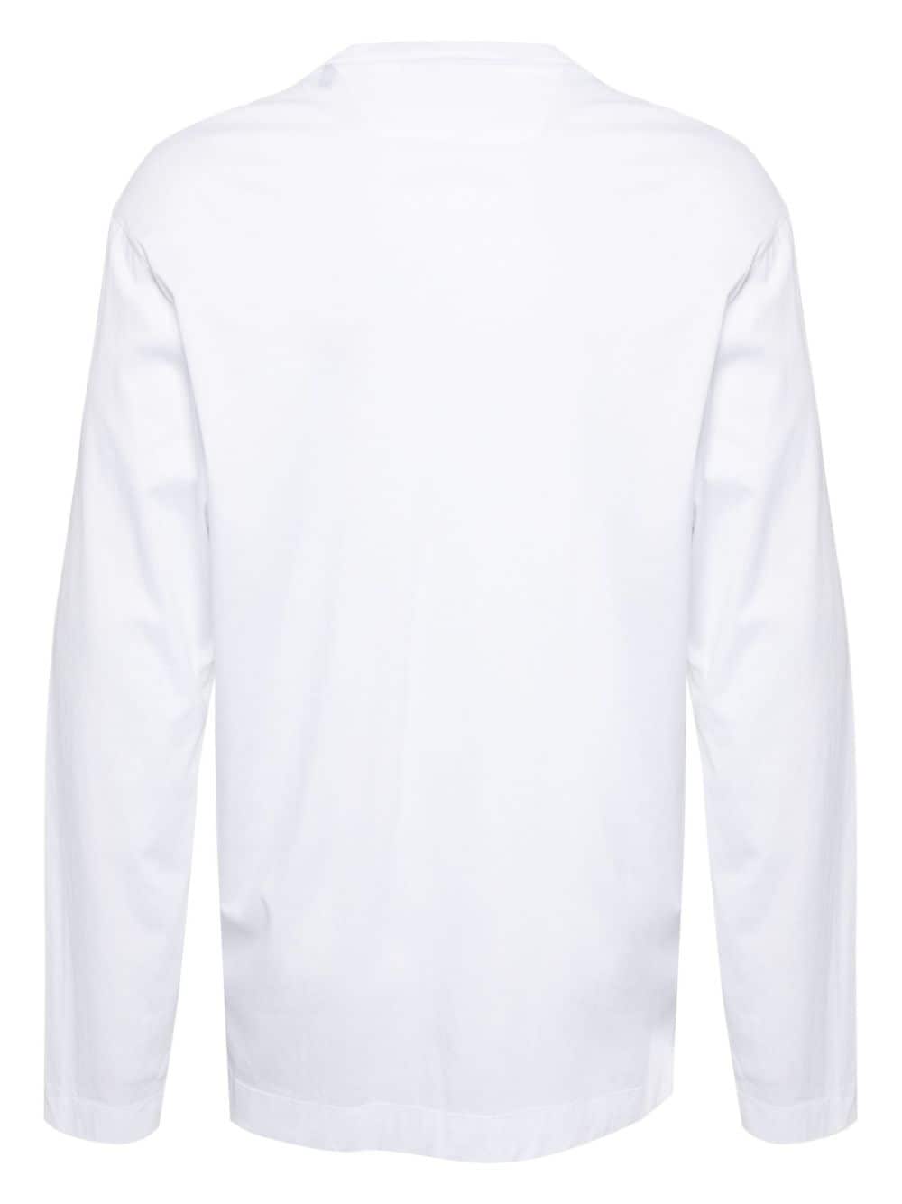 Zegna T-shirt met lange mouwen Wit