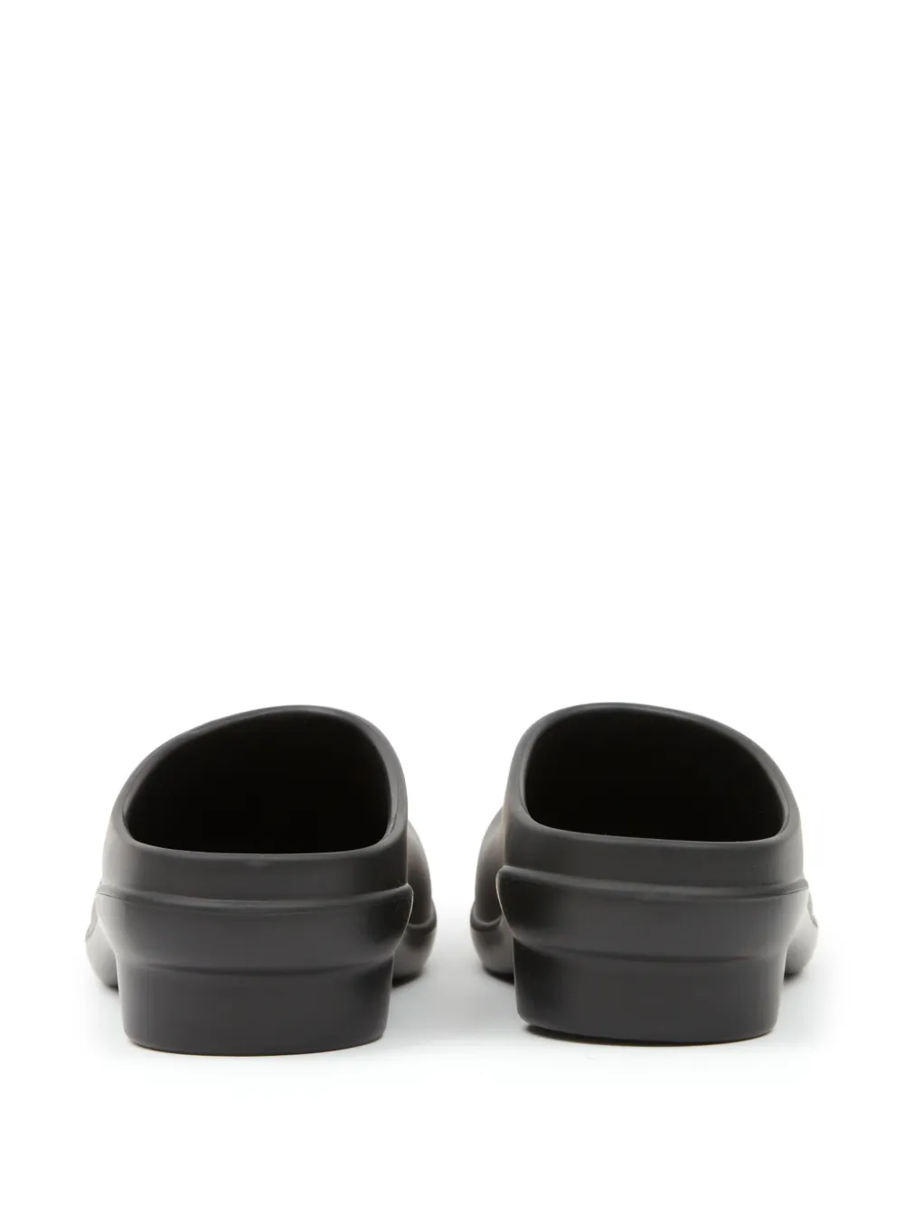 Shop Mm6 Maison Margiela Atomic Clog Slippers In Black