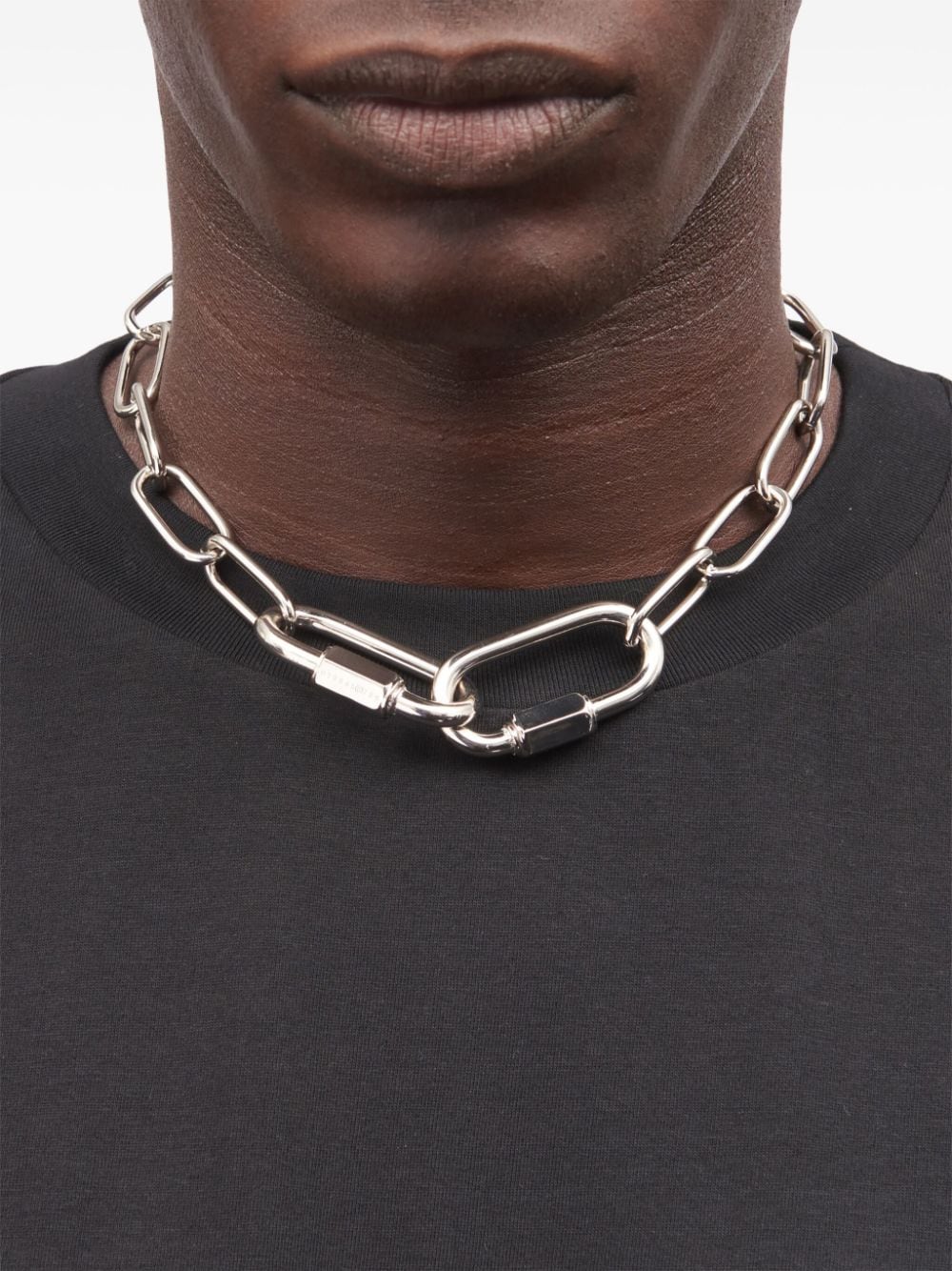 Shop Mm6 Maison Margiela Chain-link Necklace In 银色