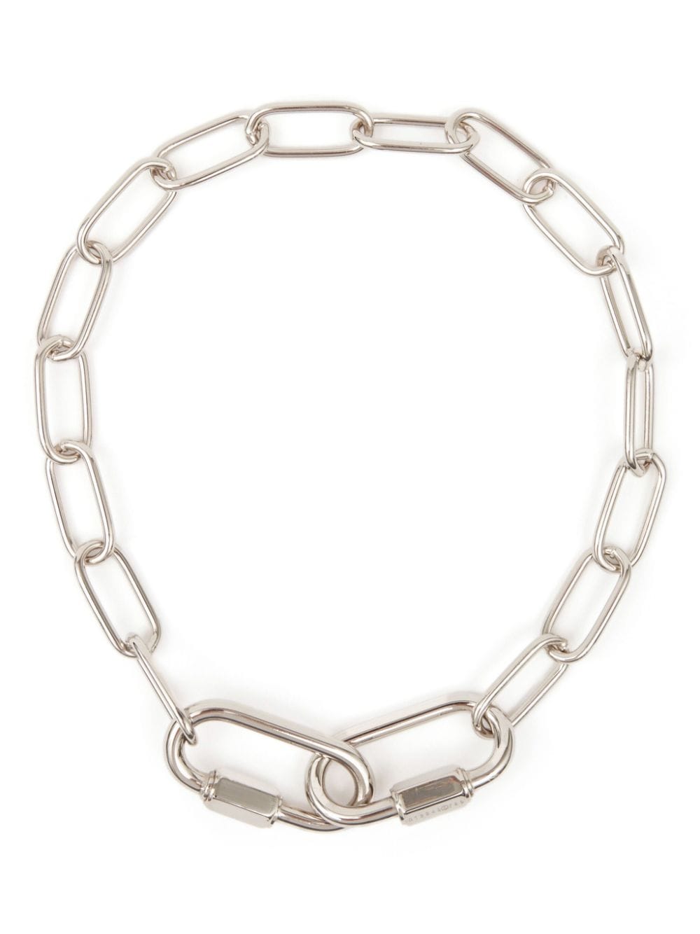 Mm6 Maison Margiela Chain-link Necklace In 银色