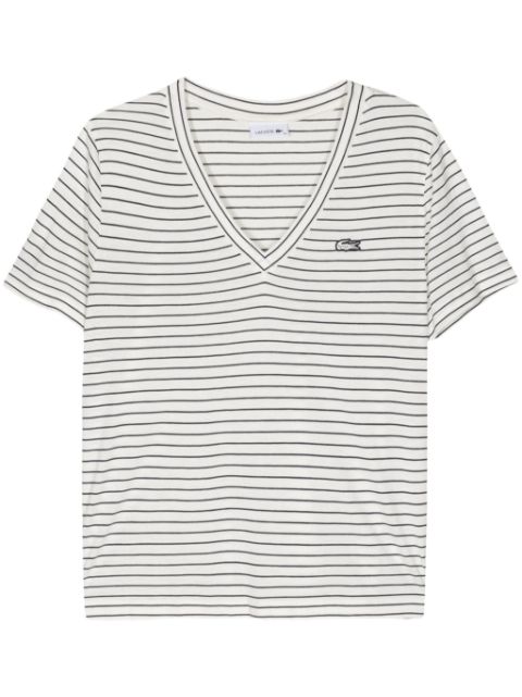 Lacoste embroidered-logo t-shirt Women