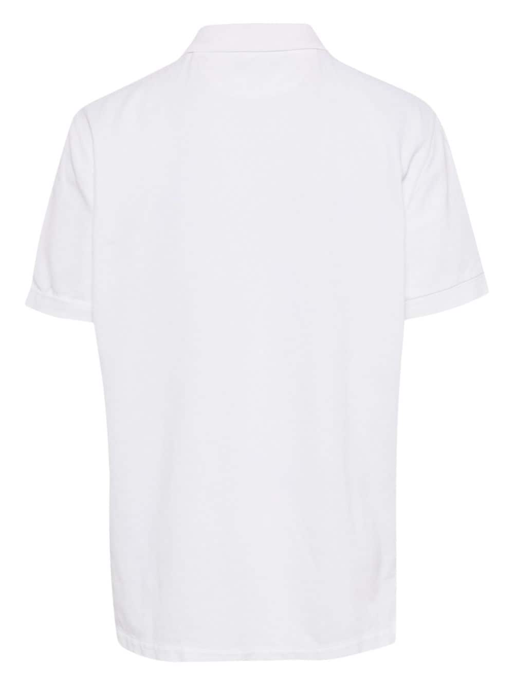 Shop Tom Ford Short-sleeved Cotton Polo Shirt In White