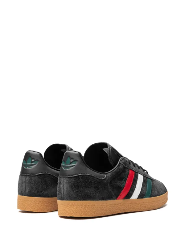 Adidas Gazelle Black Red Green Sneakers Zwart FARFETCH NL