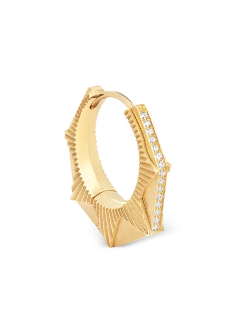 Marie Lichtenberg 18kt yellow gold NYC diamond earring