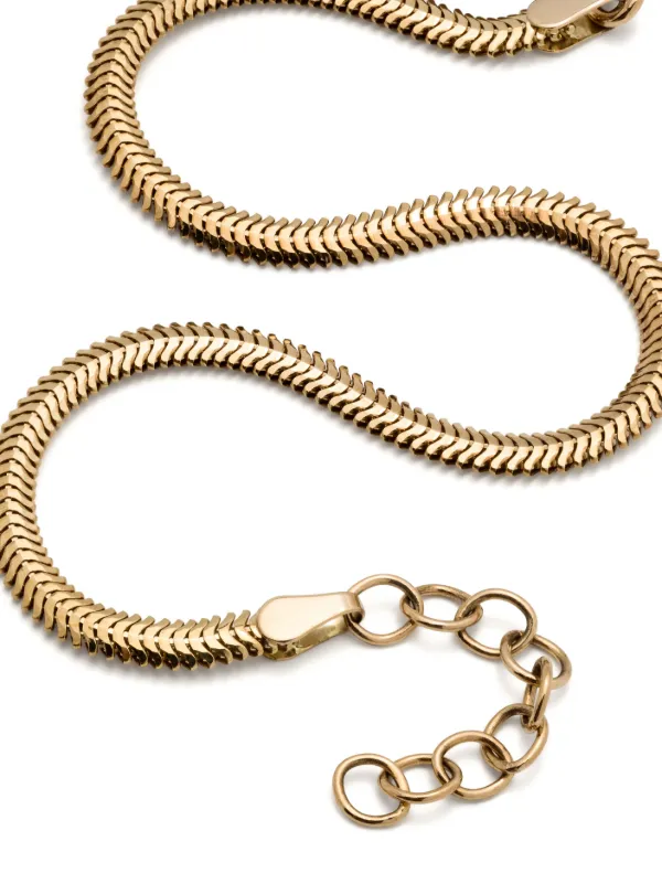 Zoë Chicco 14kt Yellow Gold snake-chain Bracelet Gold FARFETCH JO