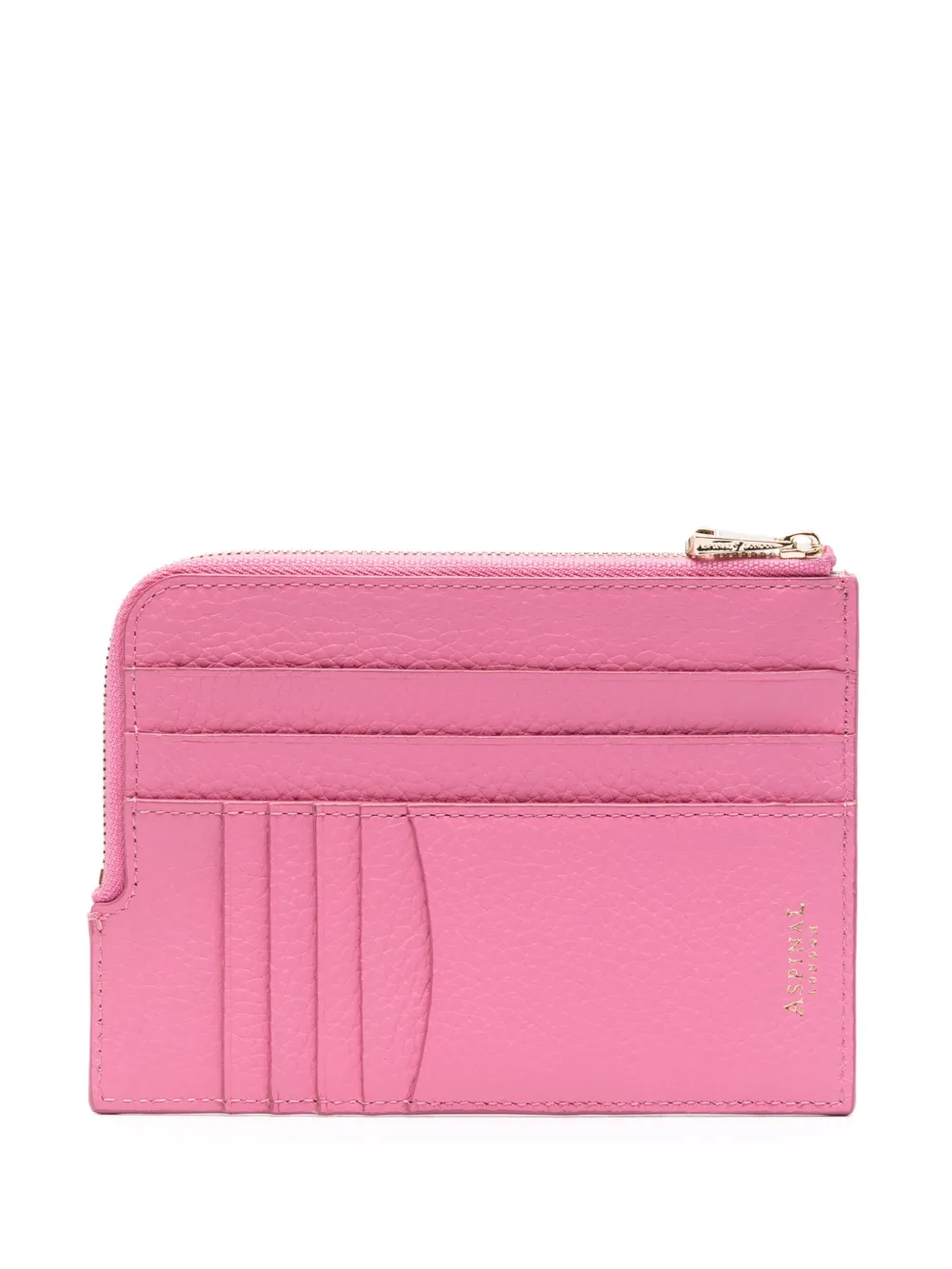 Aspinal Of London Leren portemonnee - Roze