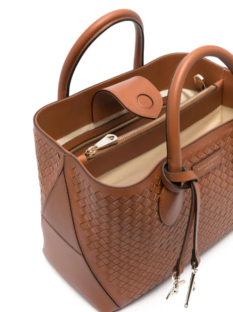 Aspinal Of London medium London woven tote bag 042211932970000 - 3
