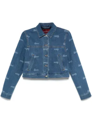 Gucci modern denim jacket hotsell