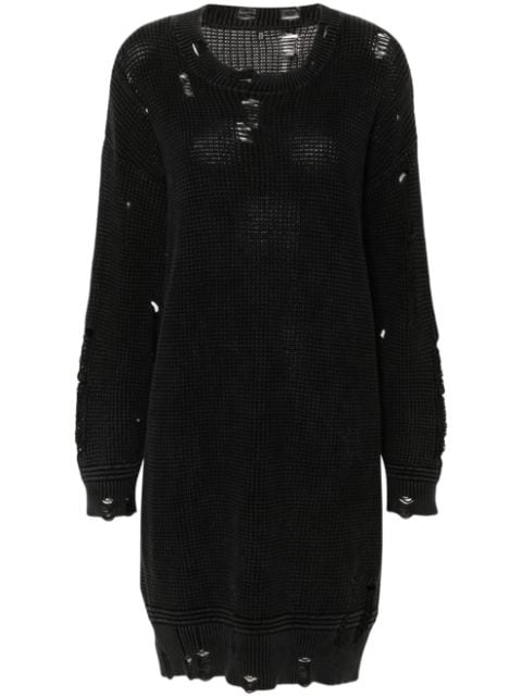 R13 distressed knitted dress