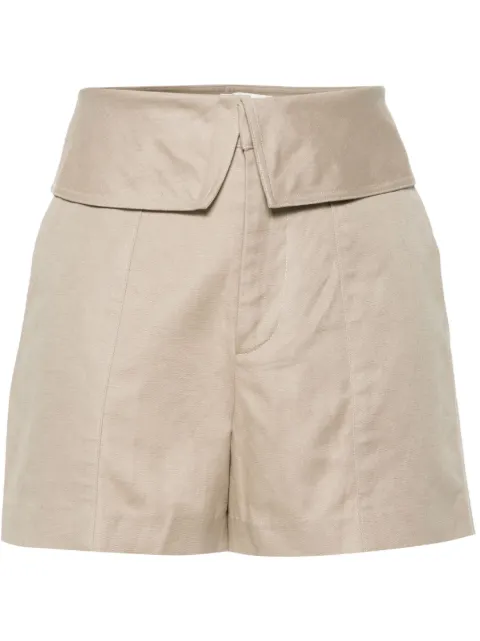 FRAME folded-waist shorts
