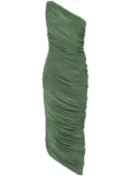 Norma Kamali Diana draped midi dress - Green