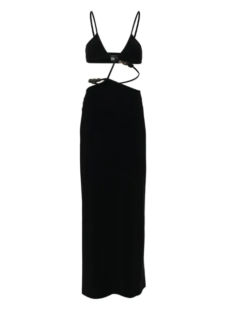 Christopher Esber cross bandeau midi dress