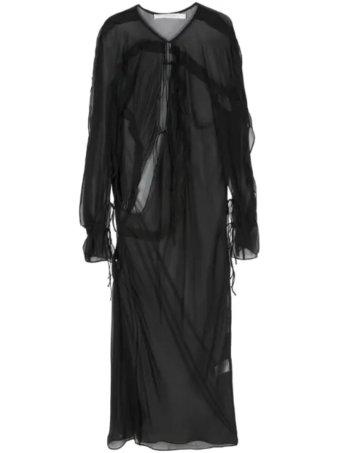 Christopher Esber Bias Concave midi dress