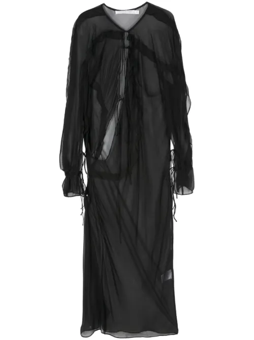 Robe Bias Concave à coupe mi-longue - Christopher Esber - Modalova
