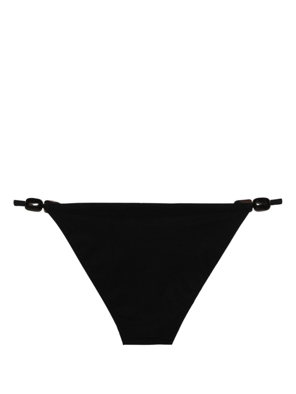 Shop Christopher Esber Crystal Bikini Briefs In Black