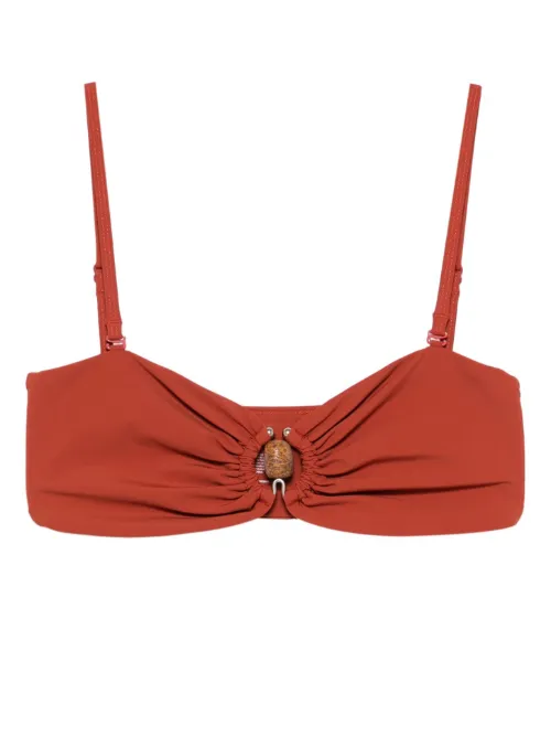 Haut de bikini bandeau à fronces - Christopher Esber - Modalova