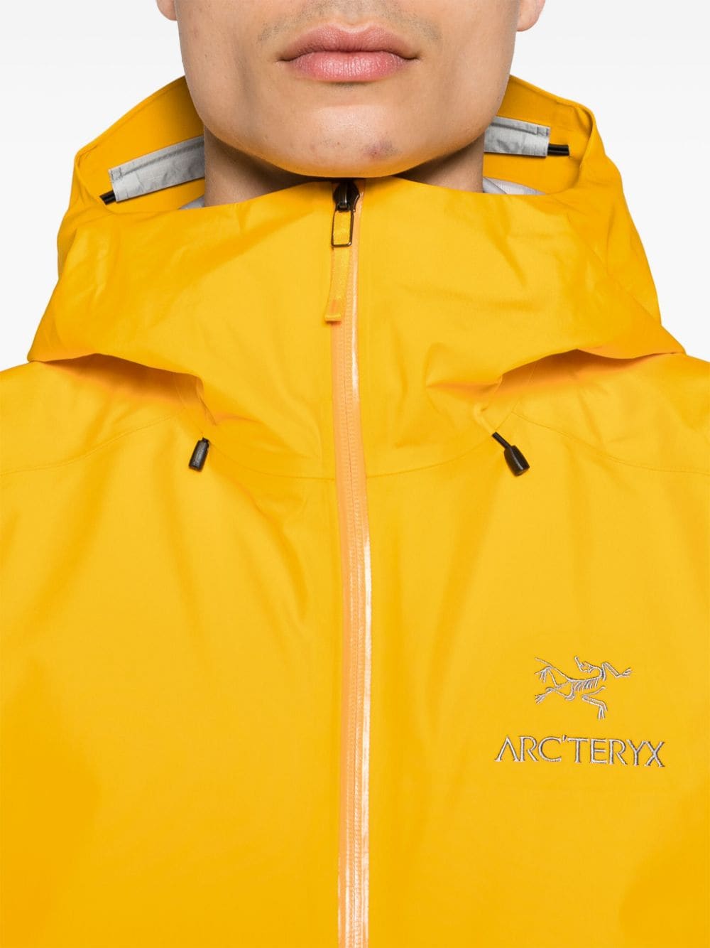 Shop Arc'teryx Beta Gore-tex Lightweight Jacket In Yellow
