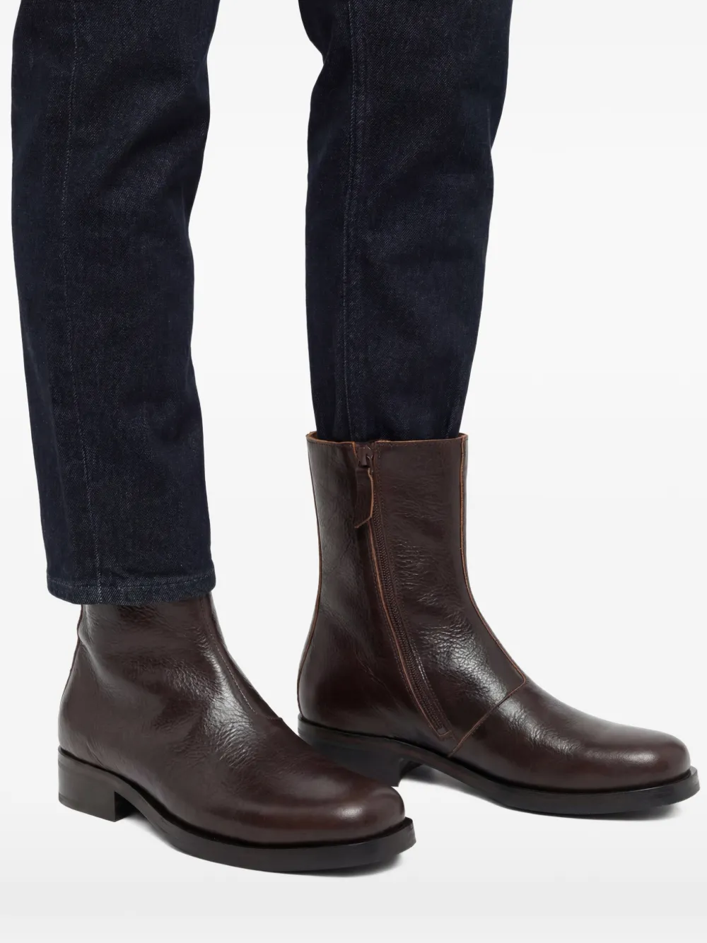 OUR LEGACY Camion enkellaarzen Bruin