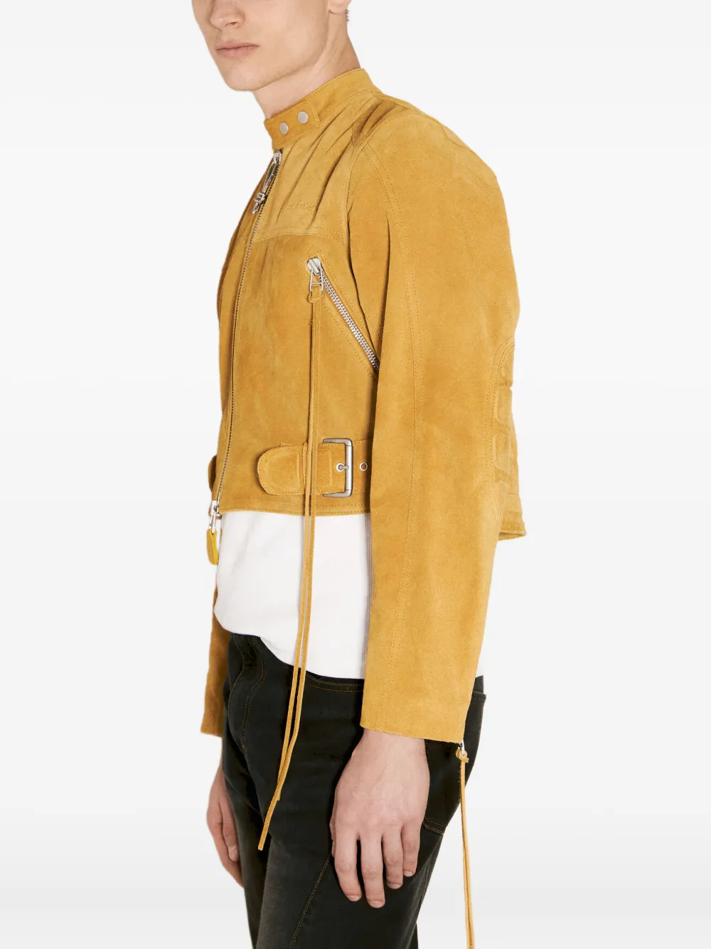 EYTYS Cropped suède jack Geel
